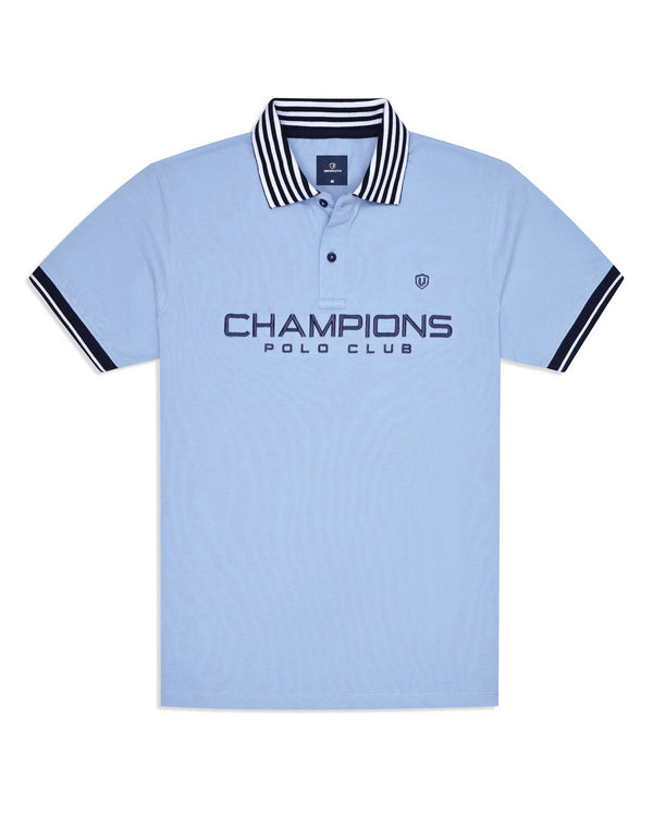Champions Sky Plain Pique Polo Shirt